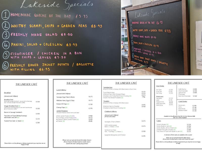 Allerthorpe Lakeland Park Menu