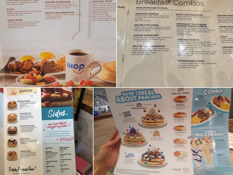 IHOP Menu