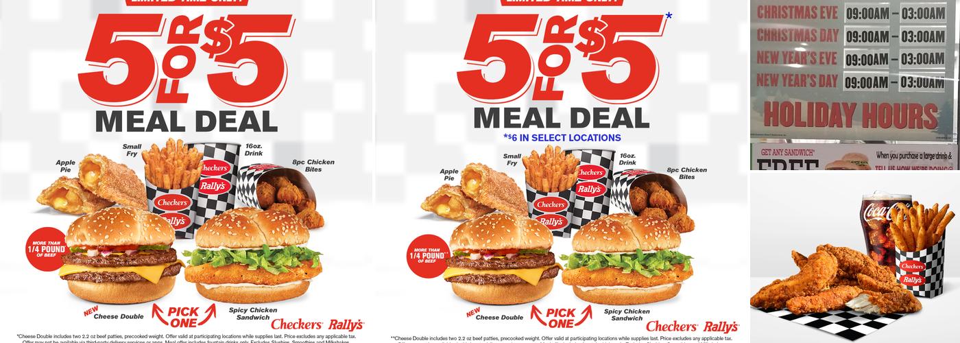 Checkers Menu