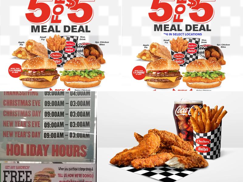 Checkers Menu