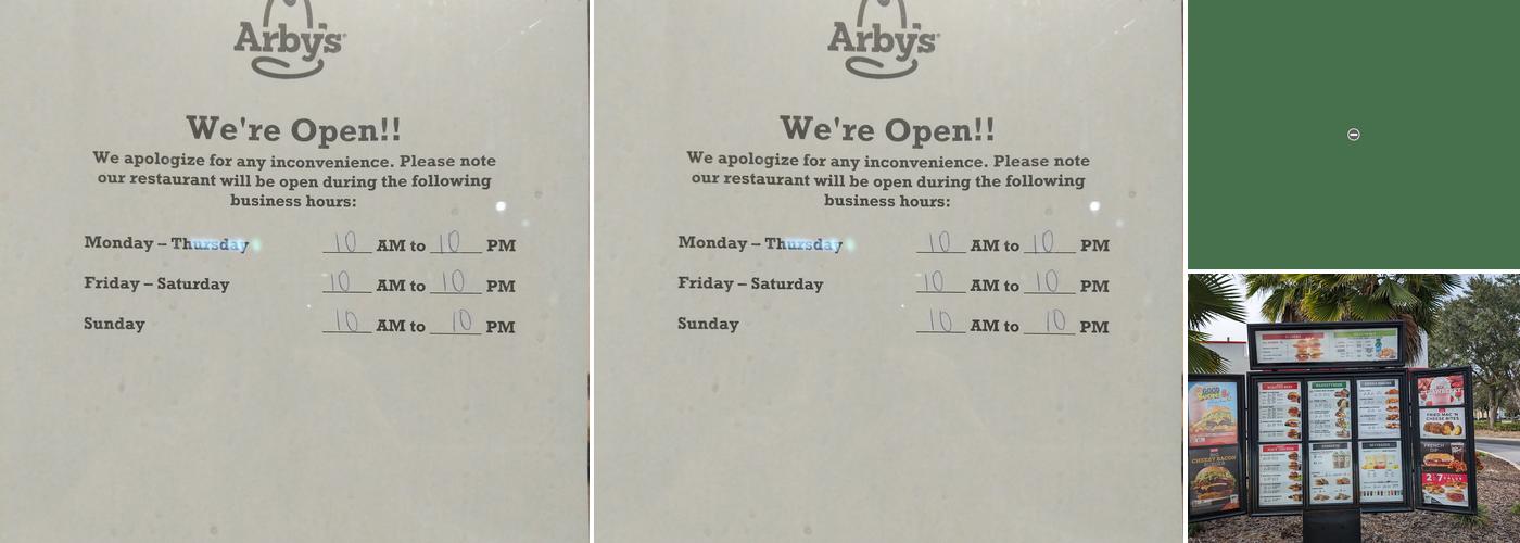 Arby's Menu