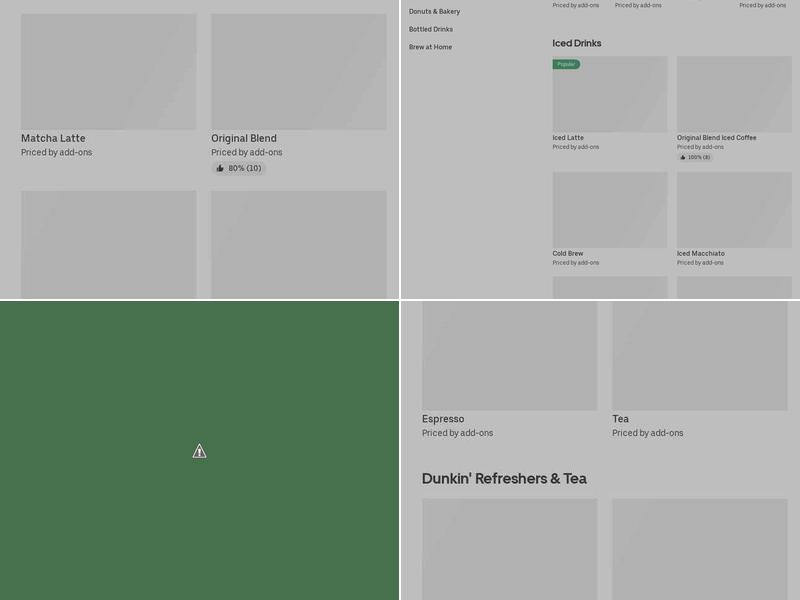 Dunkin' Menu