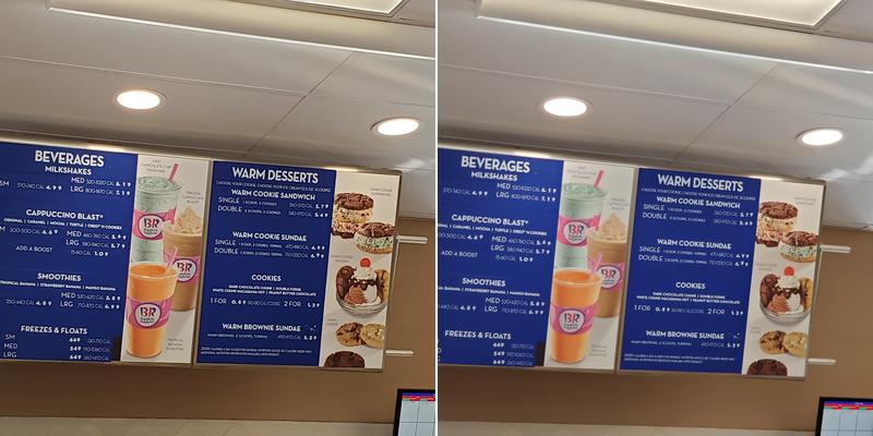 Dunkin' Menu
