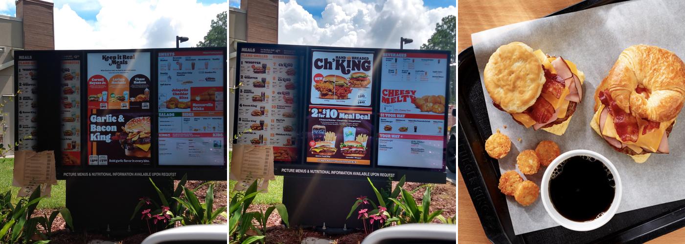 Burger King Menu