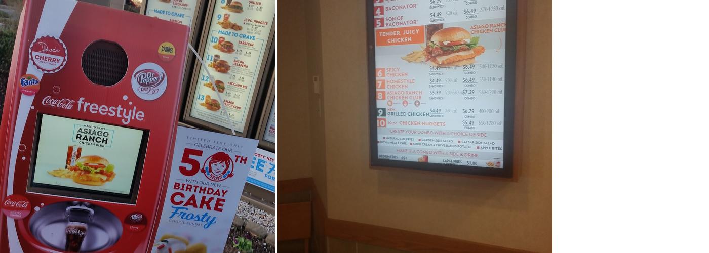Wendy's Menu