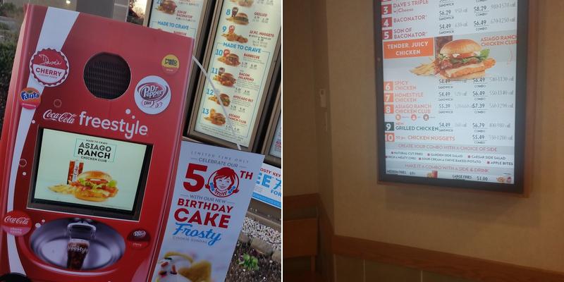 Wendy's Menu