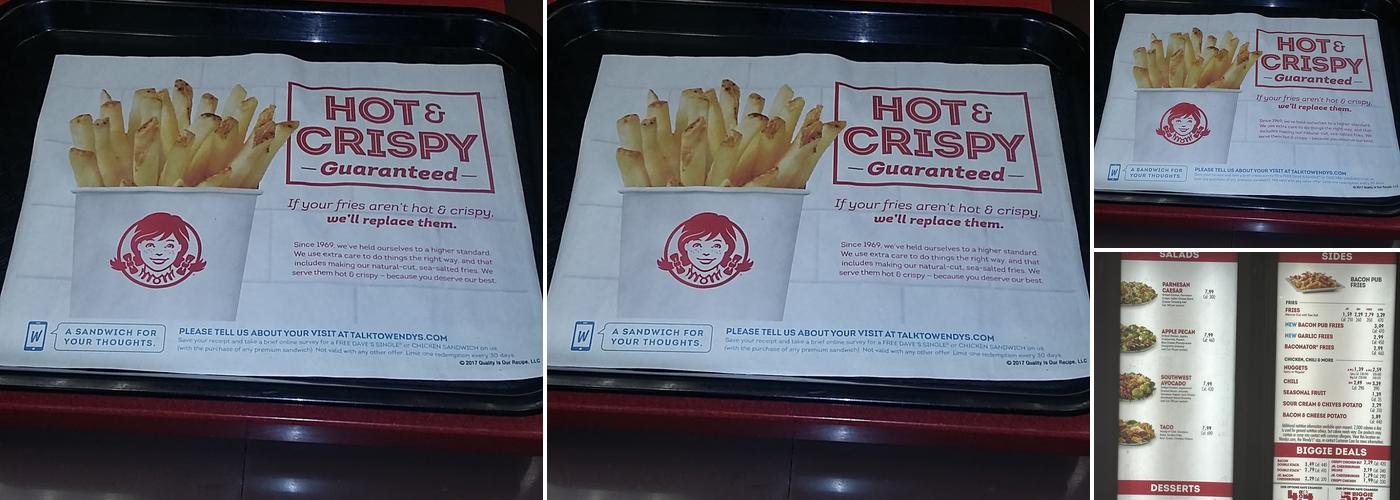 Wendy's Menu