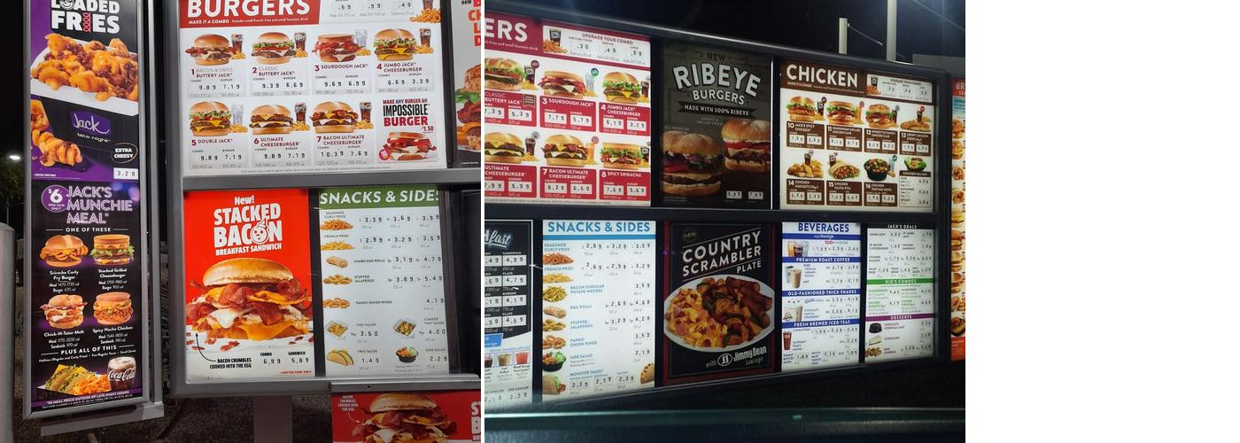 Jack In The Box Menu