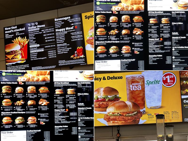 McDonald's Menu