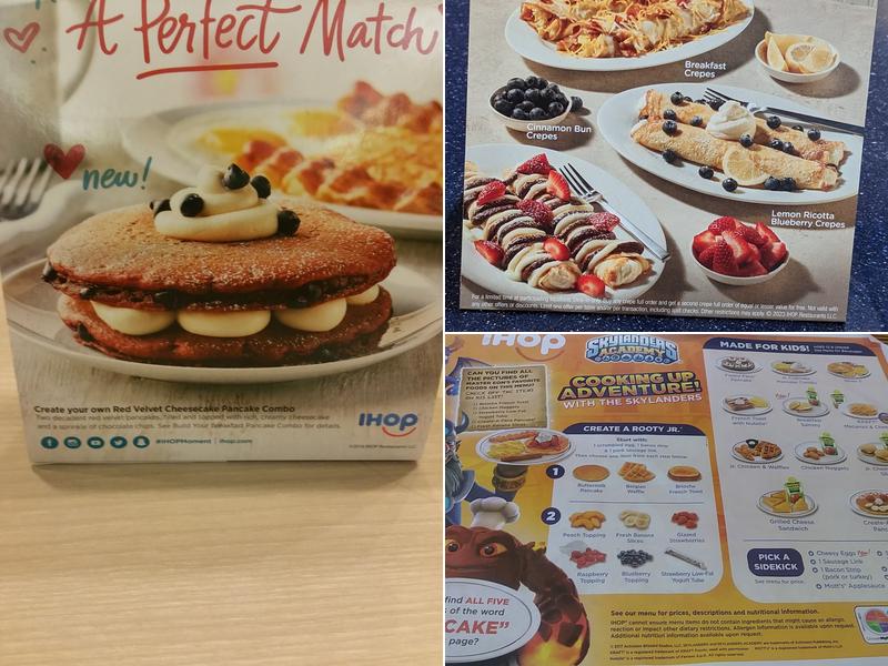 IHOP Menu