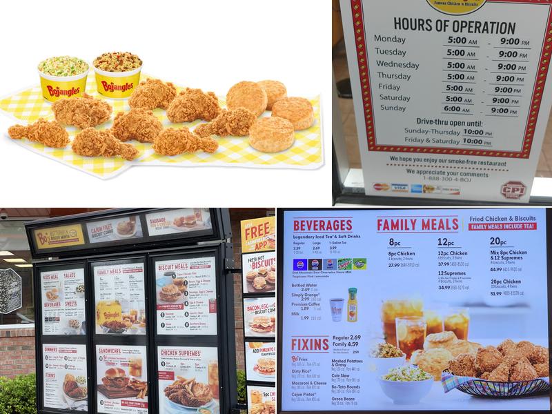Bojangles Menu
