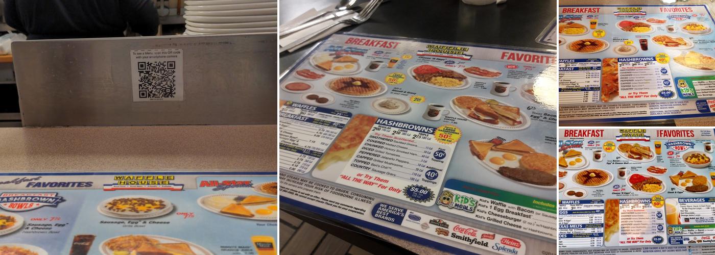 Waffle House Menu