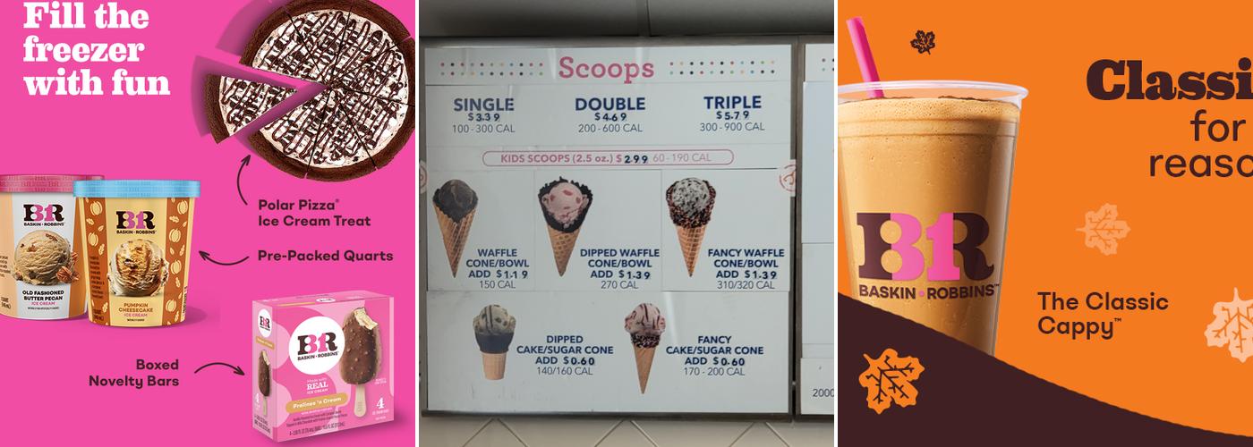 Baskin-Robbins Menu