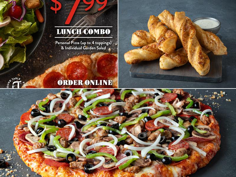 Round Table Pizza Menu