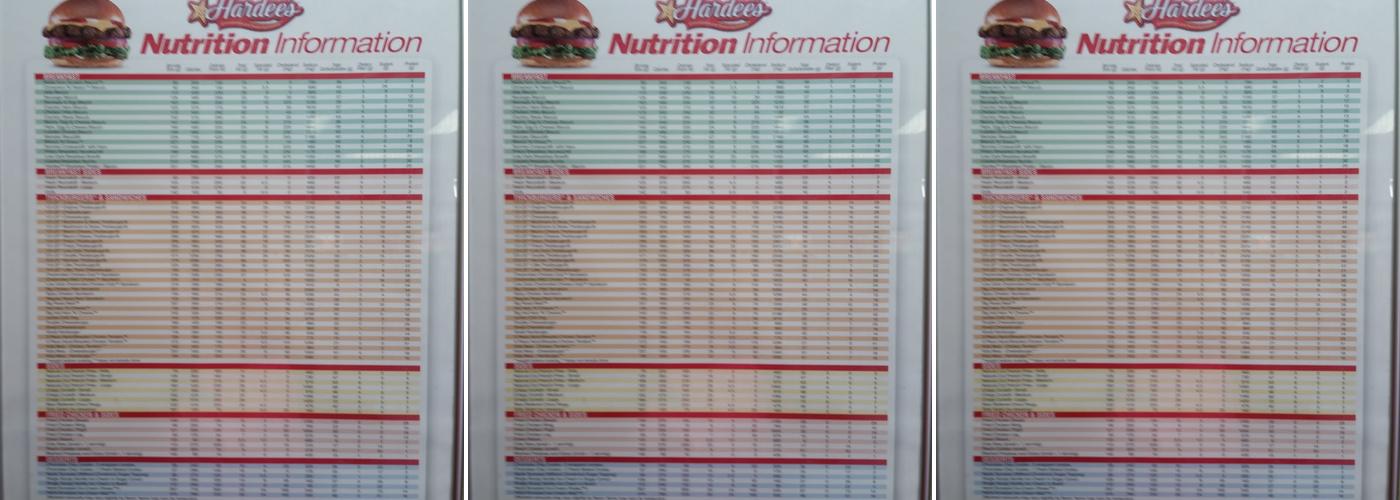 Hardee’s Menu