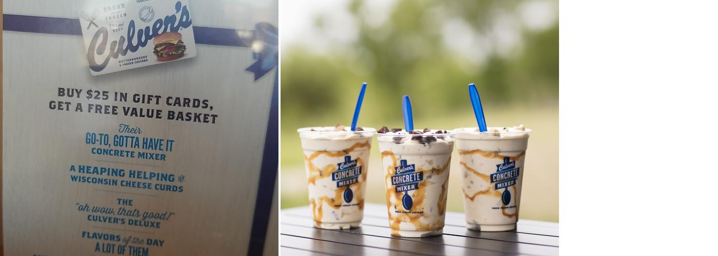 Culver’s Menu