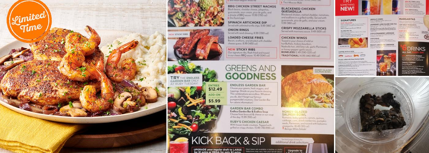 Ruby Tuesday Menu