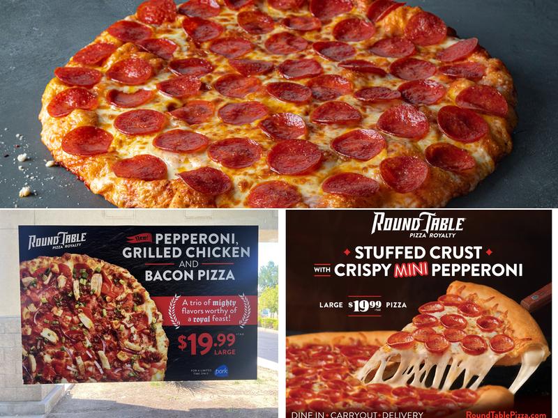 Round Table Pizza Menu