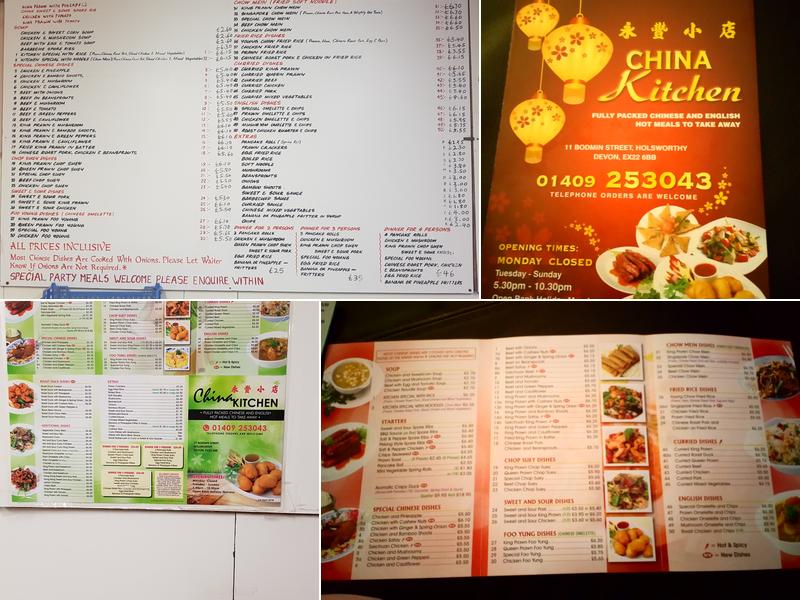 China Kitchen Menu