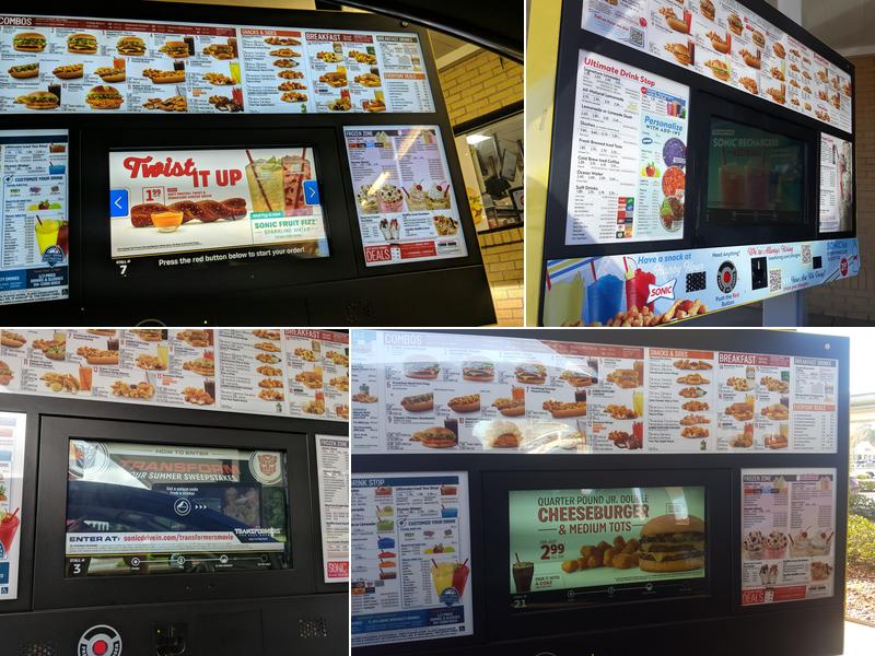 Sonic Drive-In Menu