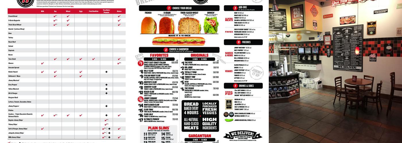 Jimmy John's Menu