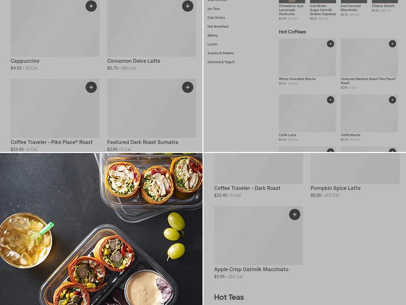 Starbucks Menu