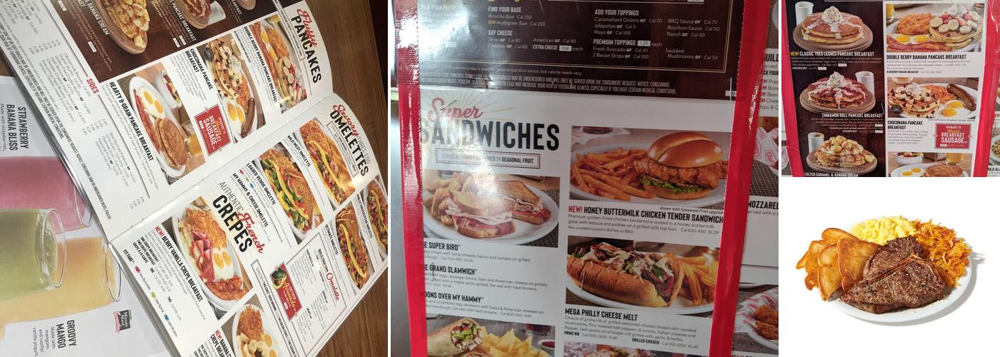 Denny's Menu
