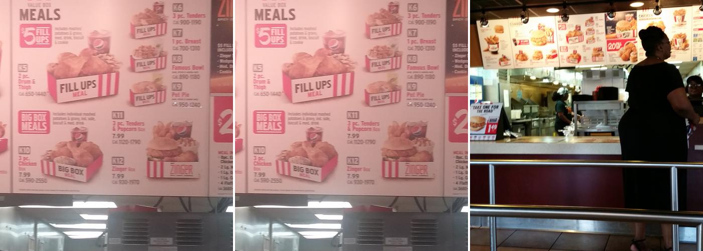 KFC Menu