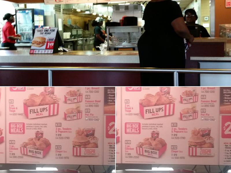 KFC Menu