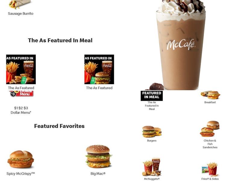 McDonald's Menu