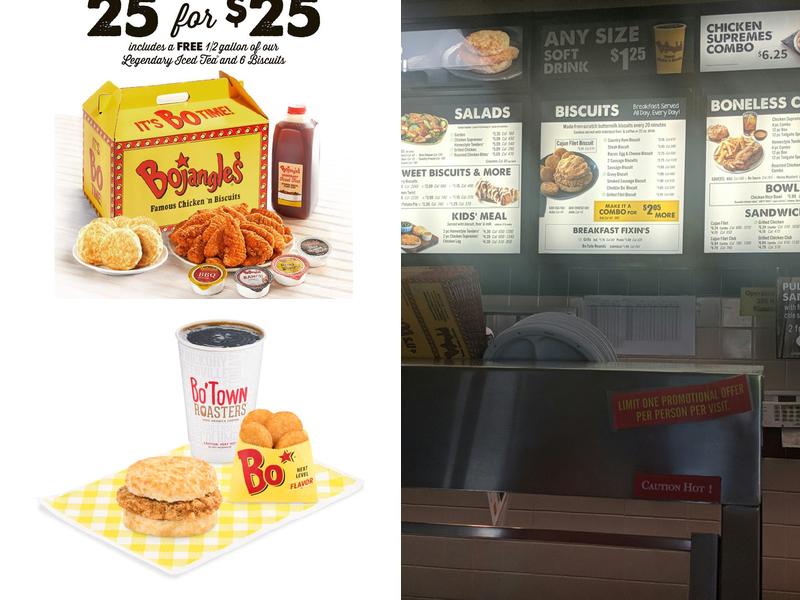 Bojangles Menu