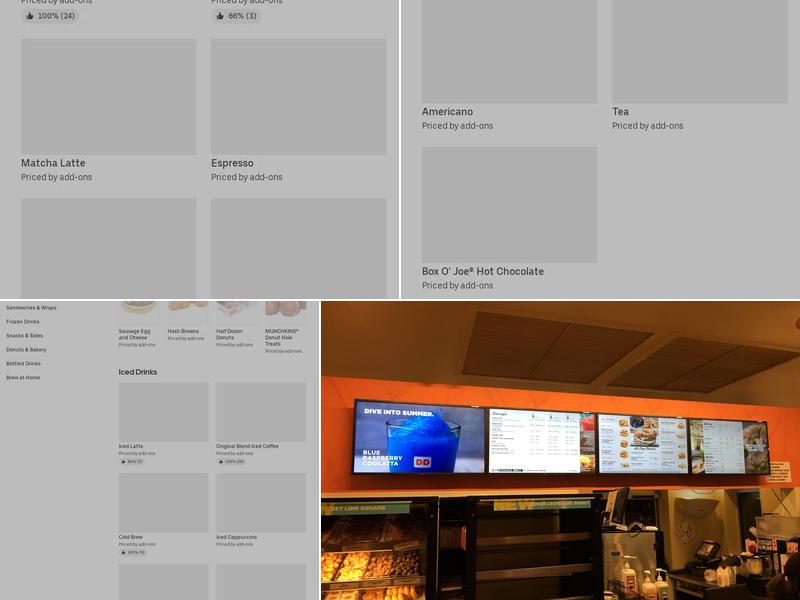 Dunkin' Menu