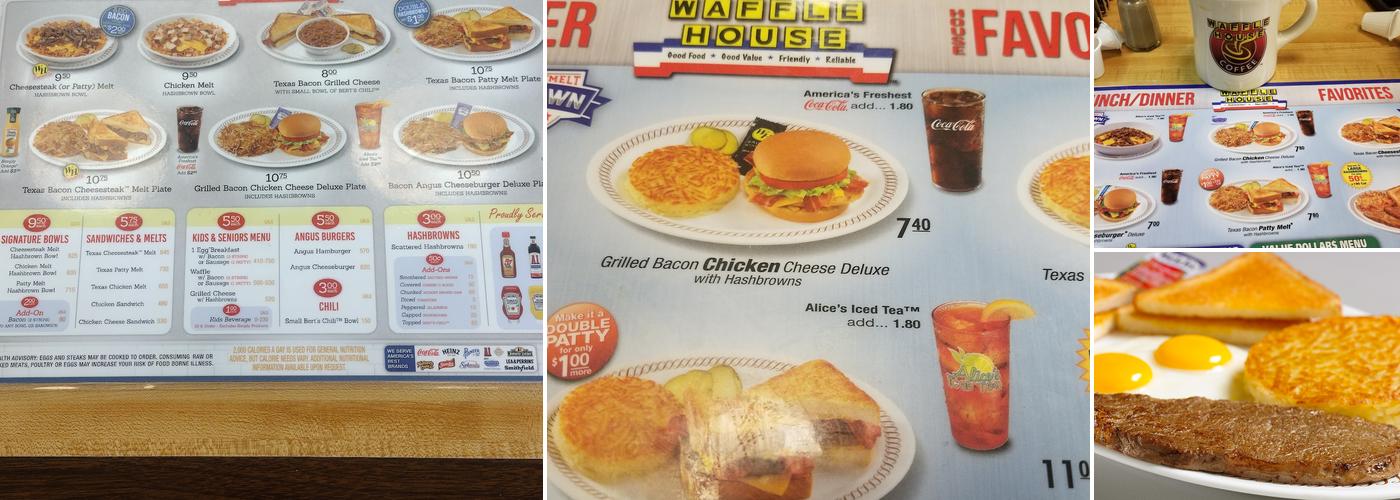 Waffle House Menu