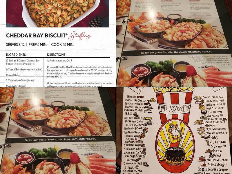 Red Lobster Menu