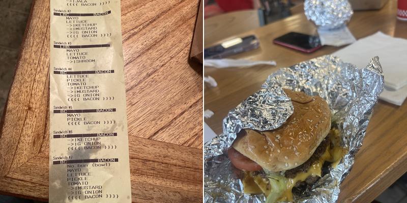Five Guys Menu