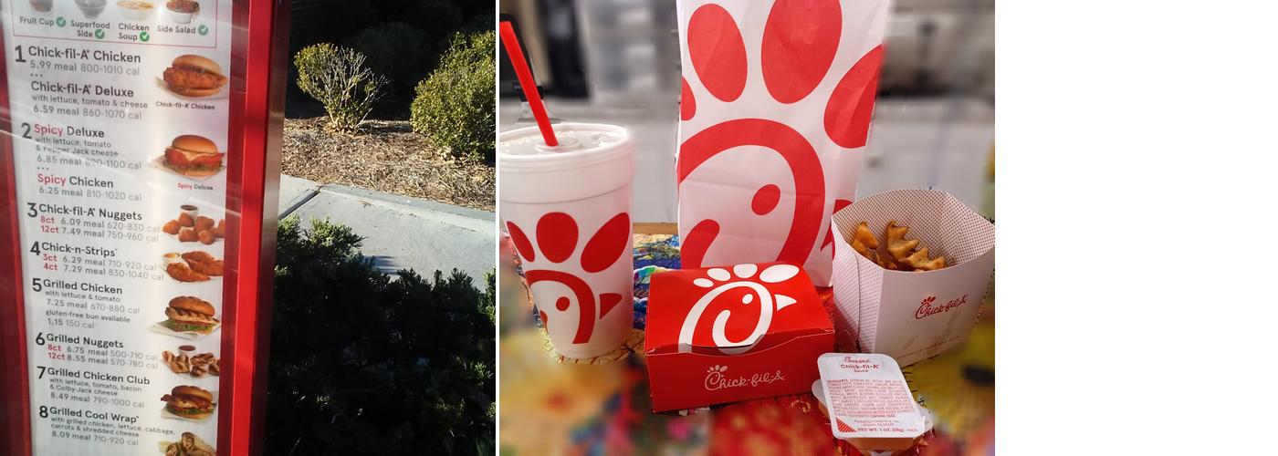 Chick-fil-A Menu