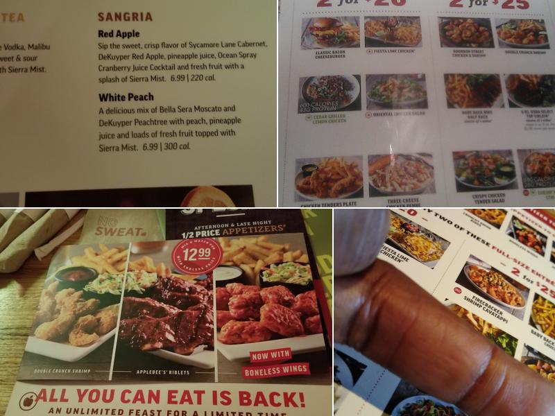 Applebee's Grill + Bar Menu