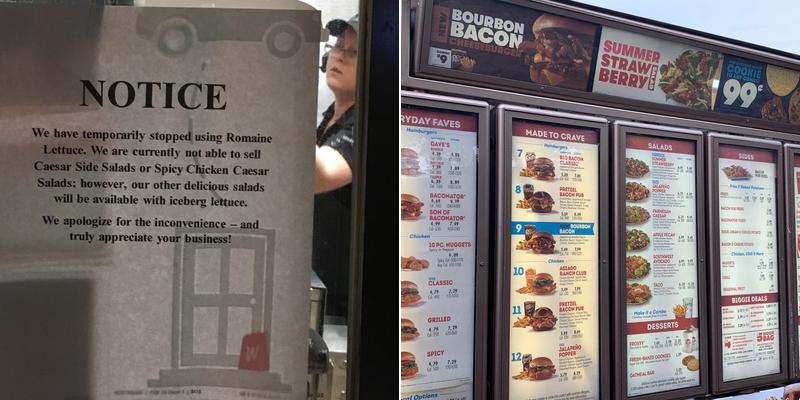 Wendy's Menu