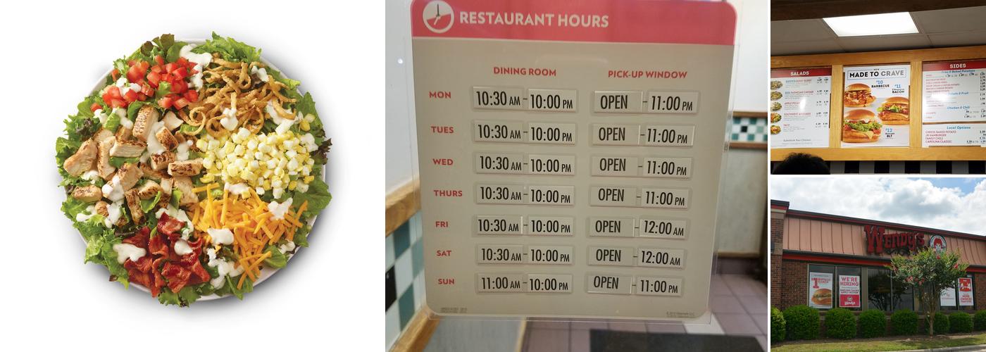 Wendy's Menu