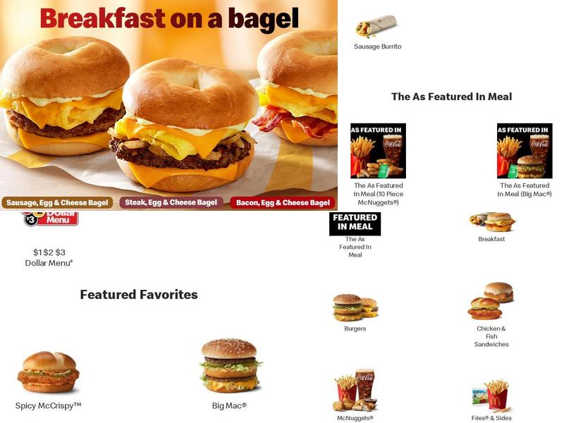 McDonald's Menu