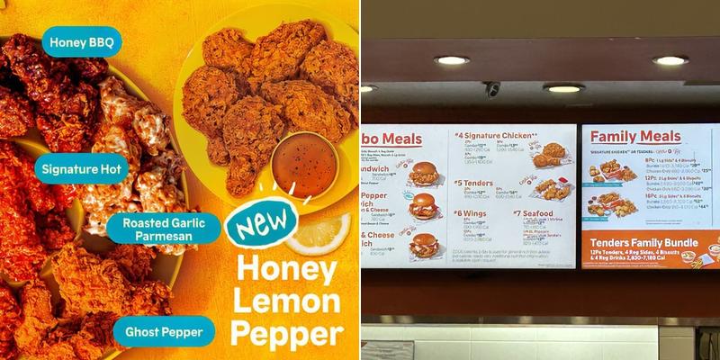 Popeyes Louisiana Kitchen Menu