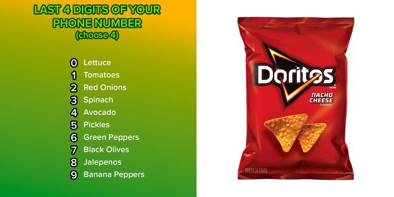 Subway Menu