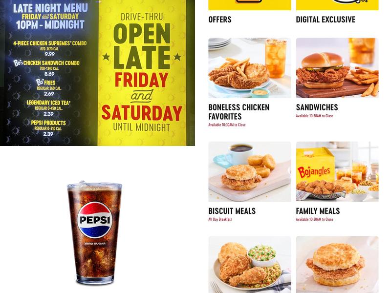Bojangles Menu