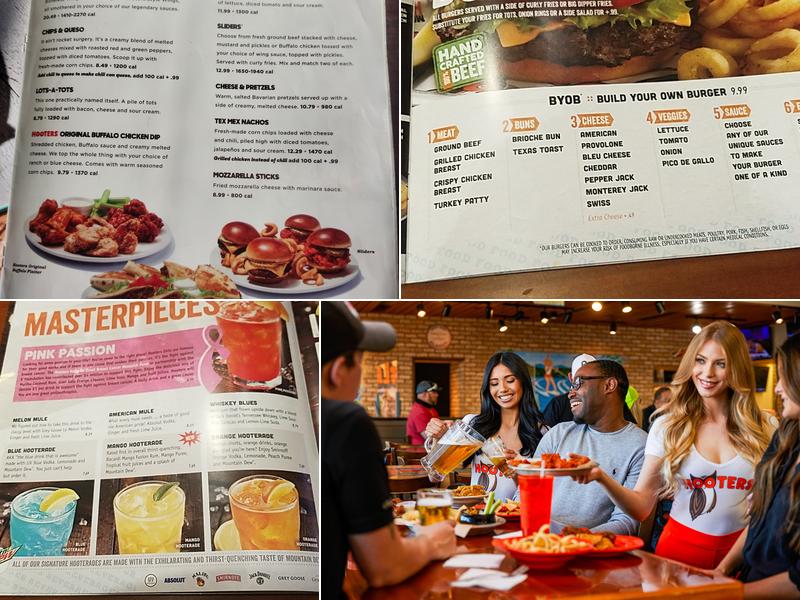 Hooters Menu