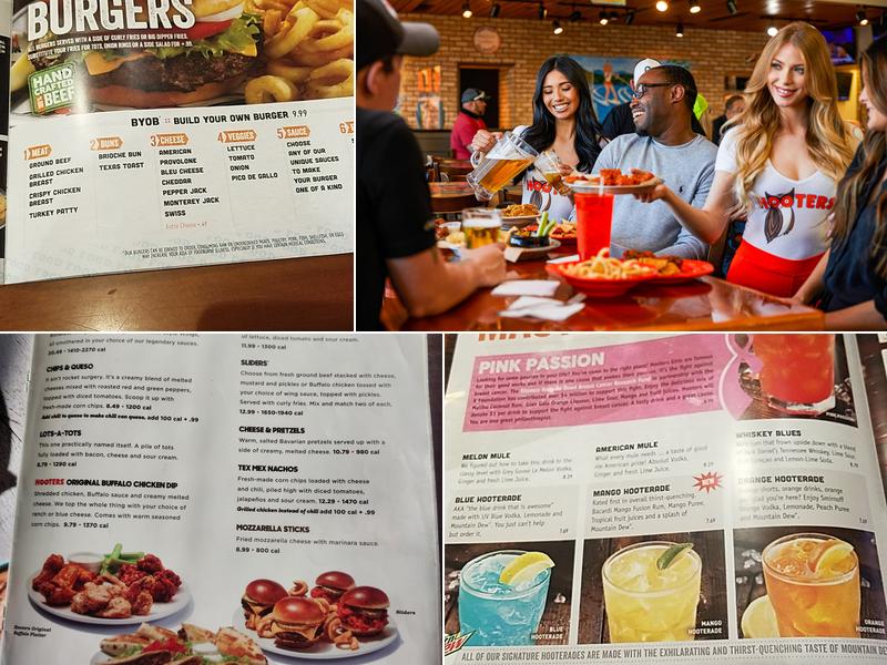 Hooters Menu