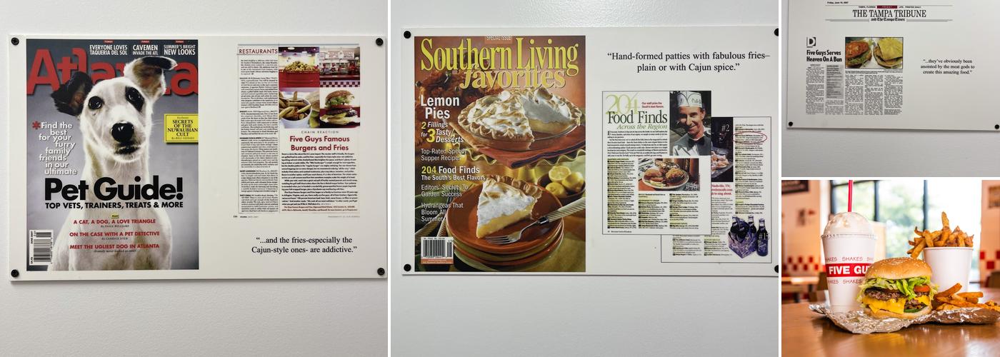 Five Guys Menu