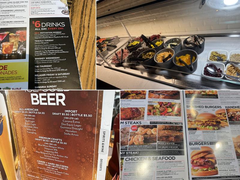 Ruby Tuesday Menu