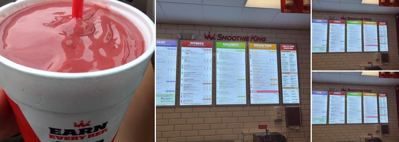 Smoothie King Menu
