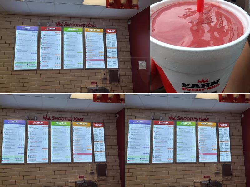 Smoothie King Menu