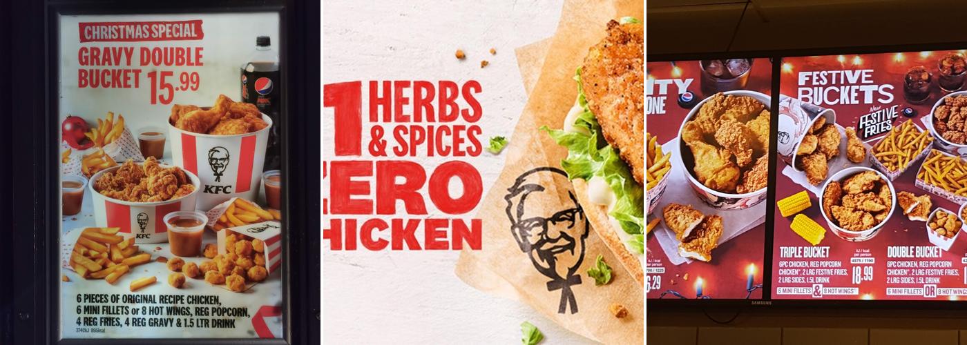 KFC Carmarthen Menu